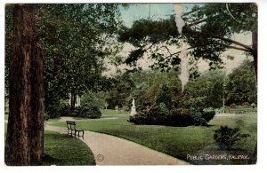 Public Gardens Halifax, Nova Scotia, Used Cork Cancel