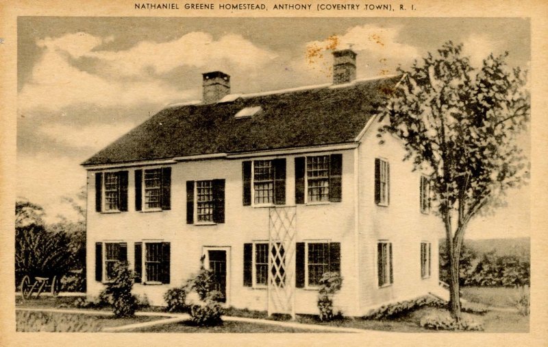 RI - Anthony (Coventry Town). Nathanial Greene Homestead