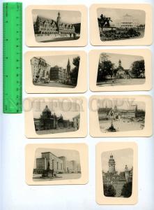 189045 GERMANY Gruss aus LEIPZIG set 8 old photo small cards