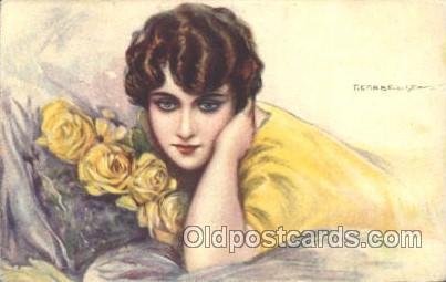 Series 250-5 Tito Corbella (Italy) Artist Signed 1919 