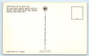 Corny Brook on The Cabot Trail Nova Scotia Canada Postcard