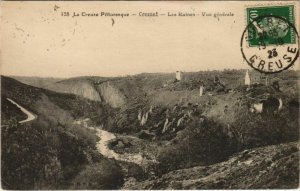 CPA CROZANT Les Ruines - Vue Generale (1144470)