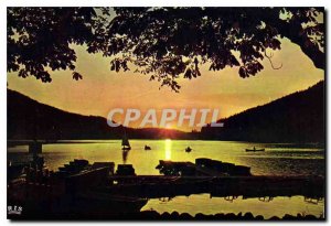 Postcard Modern Vosges picturesque Sunset on Lake Gerardmer