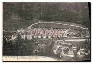 Old Postcard Chartreuse Couvennt of Generale View