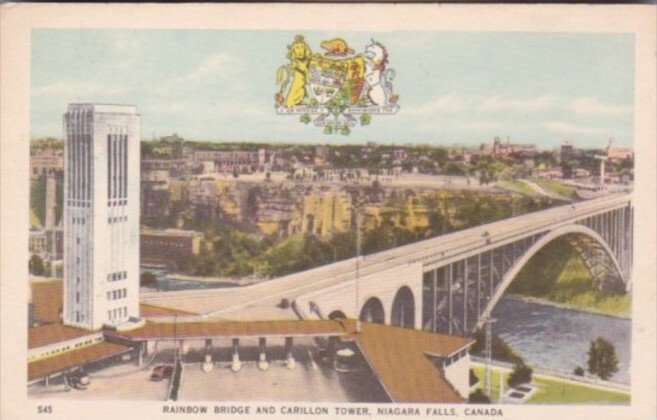 Rainbow Bridge and Carillon Tower Niagara Falls Canada