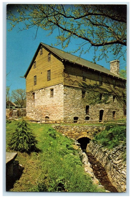 c1960s The Burwell Morgan Mill Built By Soldiers Clarke County VA Trees Postcard