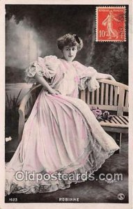 Reutlinger Photography Glamour Woman Robinne Reutlinger 1907 Stamp on front s...