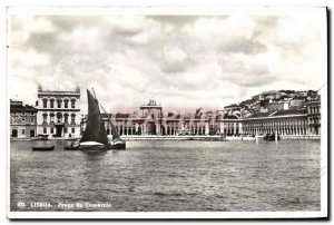 Postcard Old Lisboa Praca de Comerclo