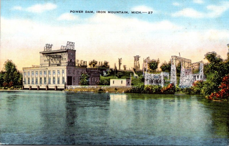 Michigan Iron City Power Dam