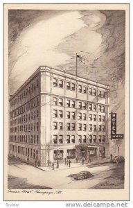 Inman Hotel (Exterior), Urbana, Illinois, 1910-1920s