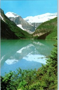 Reflection on Lake Louise Banff National Park Alberta Canada Postcard