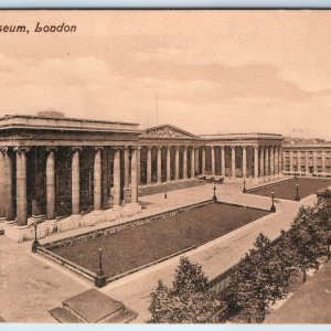 c1910s London England British Museum PC Russell St Roman Greek Architecture A277