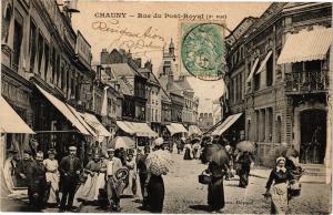 CPA CHAUNY Rue du Pont-Royal (191744)