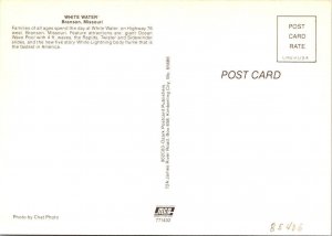 Branson, MO Missouri  WHITE WATER PARK  Pools~Slides~Flume Rides  4X6 Postcard