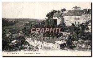 Old Postcard Chaumont Chateau and Vallee
