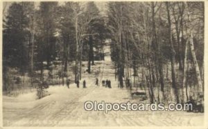 Toboggan Slide, Amherst, Massachusetts, MA USA Winter Sports Unused 