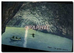 Old Postcard La Grotta Azzurra Capri