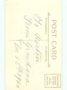 Divided-Back CHRISTMAS BIRDS SCENE Pretty Postcard W8515