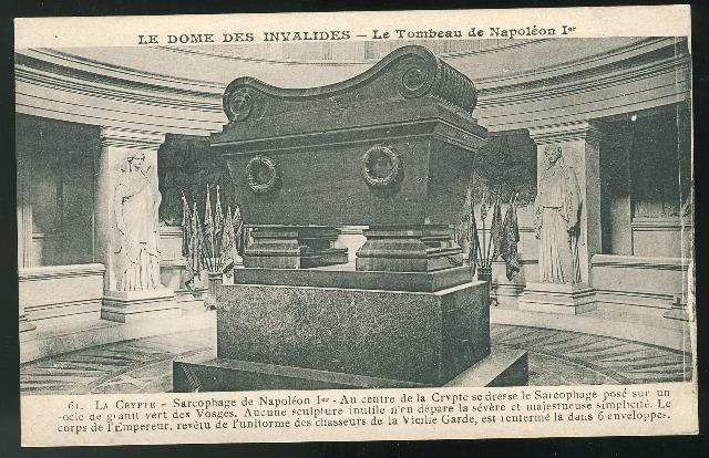 France Tombeau Napoleon I Tomb of Napoleon I Dome Des Invalides 2X Postcard