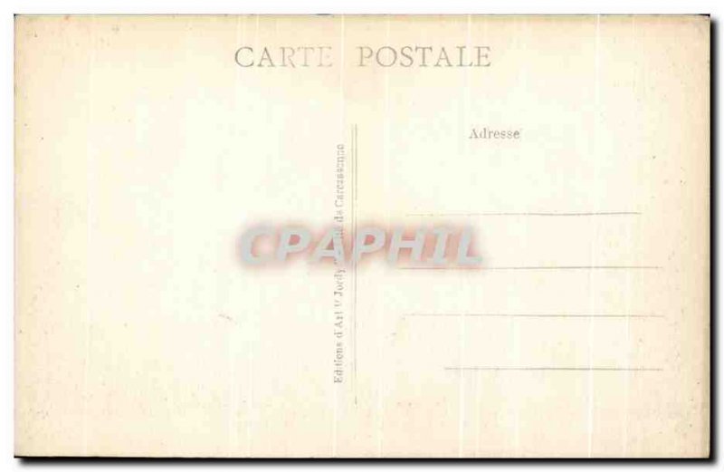 Old Postcard La Cite Carcassonne South view Generale