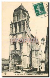 Old Postcard Poitiers Eglise Sainte Radegonde