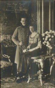 Prince Ernst August & Princess Viktoria Luise c1910 Real Photo Postcard 