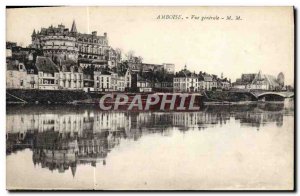 Old Postcard Amboise Vue Generale