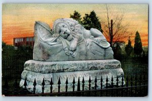 1908 Atlanta Georgia Vintage Postcard Unknown Confederate Dead Oakland Cemetery