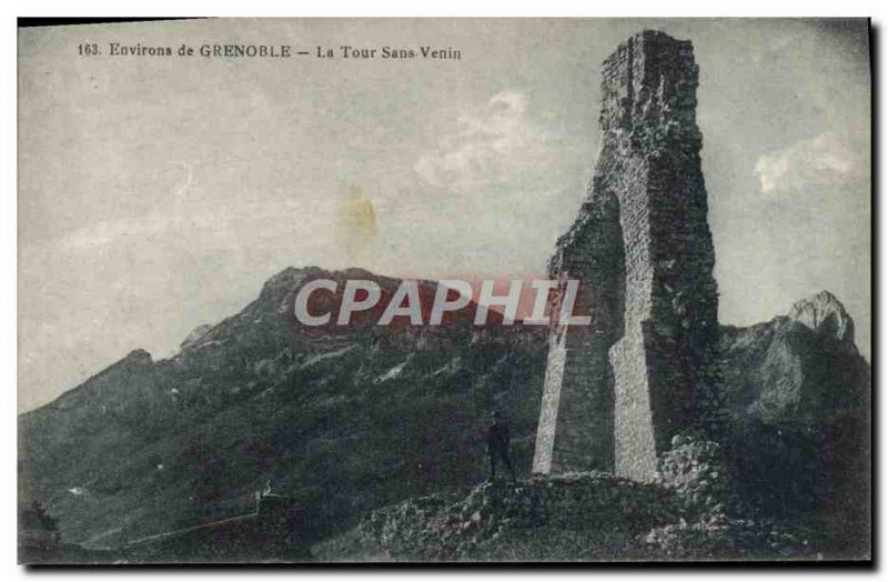 Old Postcard Environs de Grenoble La Tour Sans Venin