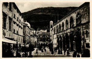 CPA AK Croatia Dubrovnik - Ragusa Placa Kralja Tomislava (570480)
