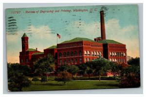 Vintage 1913 Postcard Panoramic View Bureau Printing & Engraving Washington DC