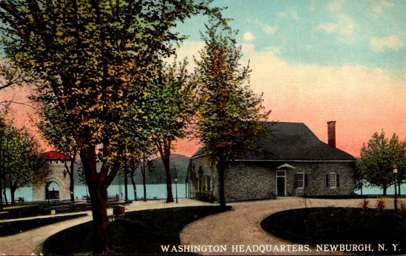 New York Newburgh On Hudson Washington's Headquarters Curteich