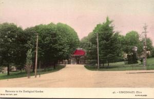 Ohio Cincinnati Entrance To Zoological gardens