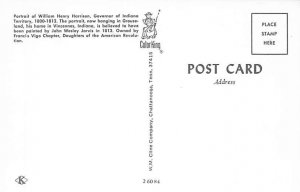Portrait of William Henry Harrison Governor of Indian Territory View Postcard...