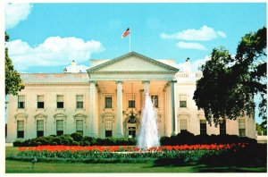 Vintage Postcard White House Washington D.C. The Collector's Series by Silberne