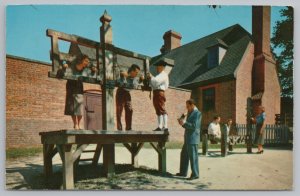 Williamsburg Virginia~Public Gaol~Blackbeard's Pirates~PM 1972~Vintage Postcard