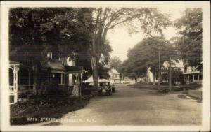 Tamworth NH Main St. c1920s Real Photo Postcard