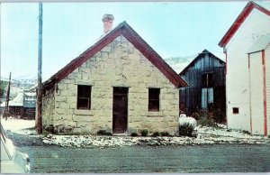 Jail used when Crested Butte was mining town 1890-1920 Colorado Postcard