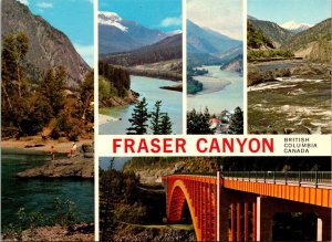 Canada British Columbia Fraser Canyon Multi View Aerial Views