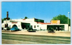 SALOME, Arizona AZ ~ Roadside SHEFFLER'S CAFE MOTEL 1950s La Paz County Postcard