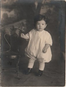 toddler rppc fragment: Told You I Could Stand Up By Myself