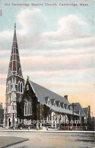 Old Cambridge Baptist Church - MA