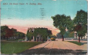 Old Round Tower Fort Snelling Minnesota Vintage Postcard C157