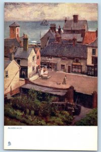 Aldeburgh Suffolk England Postcard Buildings View c1910 Antique Tuck Art