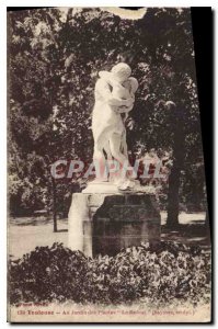 Postcard Old Toulouse Au Jardin Plants Retout