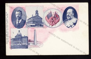ROY291 - King Edward VII - Half-Tones from Boston - undivided back Postcard