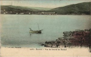 CPA Bandol vue du littoral FRANCE (1098171)