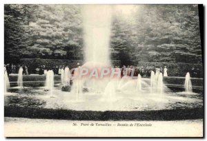 Old Postcard Park of Versailles Basin of & # 39Encelade