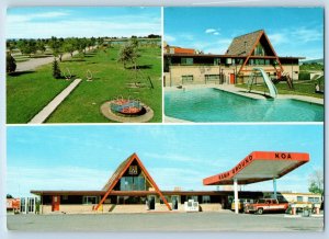 Declo Idaho ID Postcard Snake River Koa Multiview Exterior c1983 Vintage Antique