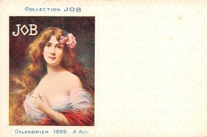 Calendrier 1899 A. Asti Collection JOB Advertising Unused 